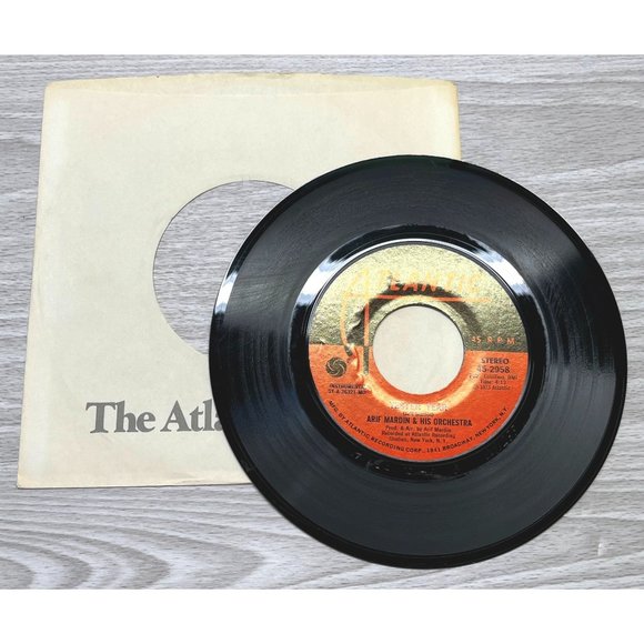 Arif Mardin & His Orchestra Yester Year / Theme From Brother Sun 45 Record VG+ - Picture 4 of 4